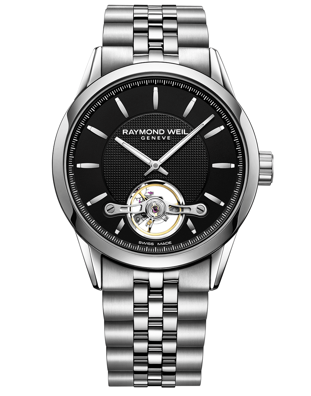 Freelancer Men’s Calibre RW1212 Automatic Black Dial Bracelet Watch, 42.5MM