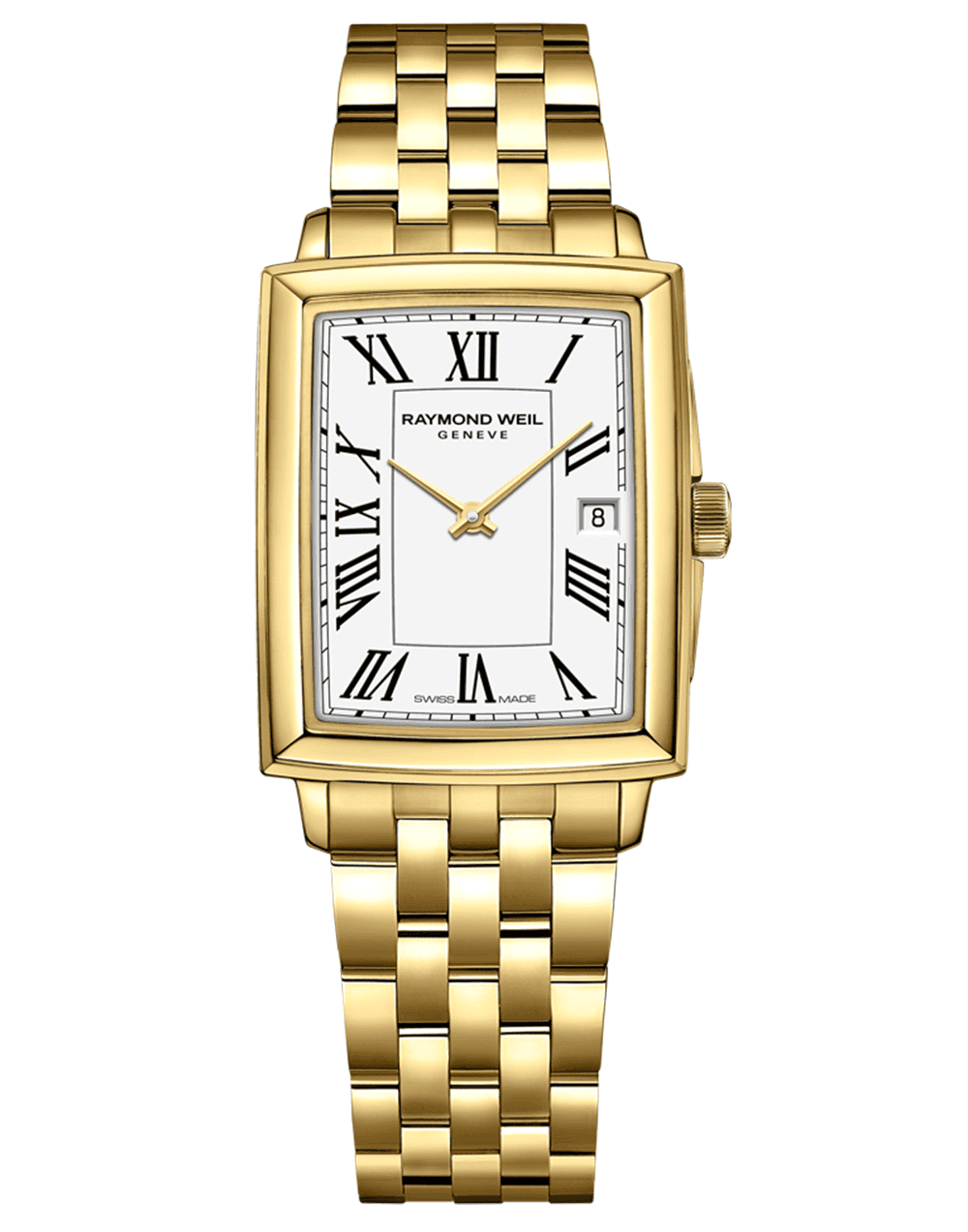 Toccata Ladies Quartz White Dial Gold PVD Bracelet Watch, 22.6 x 28.1mm