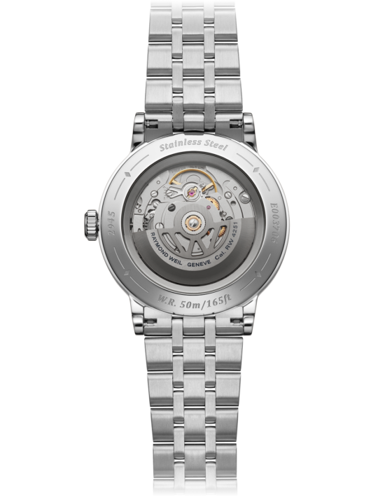 Millesime Automatic Moon Phase Silver Dial Bracelet Watch, 39.5mm