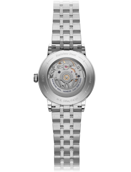 Millesime Automatic Central Seconds Silver Dial Bracelet Watch, 35mm