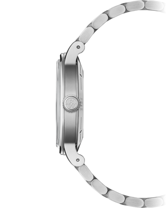 Millesime Automatic Central Seconds Silver Dial Bracelet Watch, 35mm