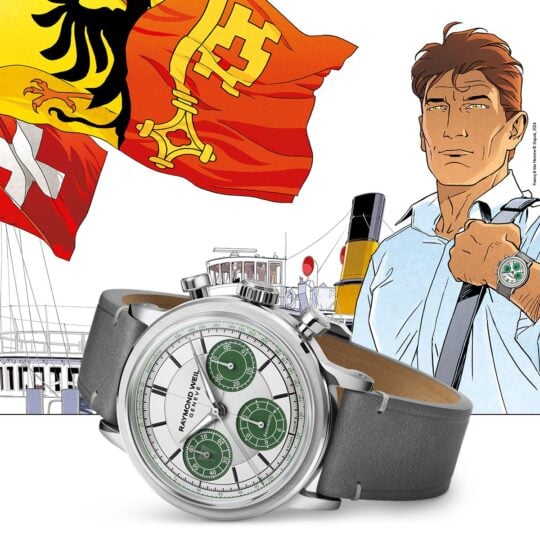 Millesime Tri-compax Chronograph Largo Winch Limited Edition Automatic Watch, 39.5 mm