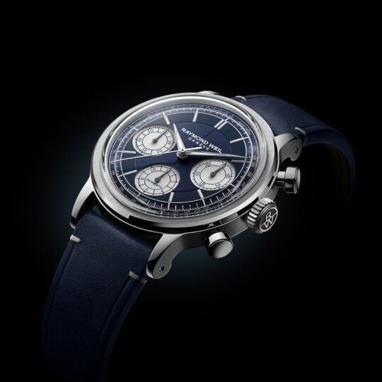 Millesime Automatic Chronograph Midnight Blue Dial Watch, 39.5 mm