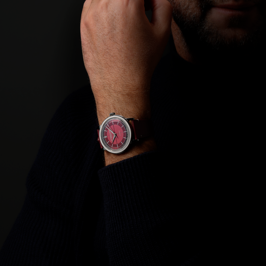 Millesime Automatic Infinite Burgundy Watch, 39mm