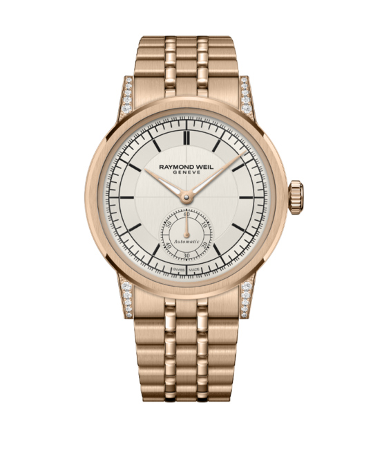 Millesime Automatic Small Seconds Diamonds Watch, 35mm